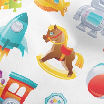 Trojan Robot Toy Micro Fleece