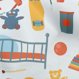 Carefully Decorated Baby Room Micro Fleece