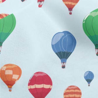 Soaring Hot Air Balloon Micro Fleece