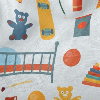 Carefully Decorated Baby Room Minky