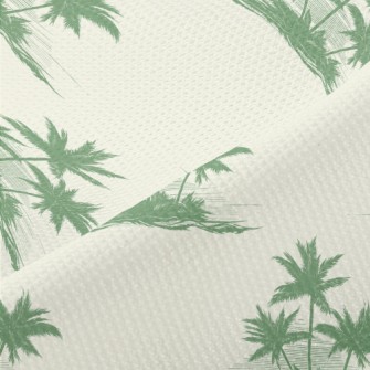 Drifting Island Coconut Tree Piqué