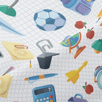School Supplies Piqué