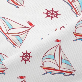 Handsome Sailboat Rudder Piqué