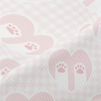 Love Plaid Cat Paw Piqué