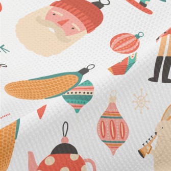 Classic Colorful Christmas Tre Piqué