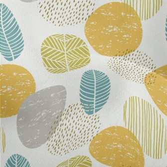 Geometric Splicing Leaves Lightweight Performance Linen