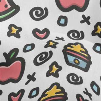 Apple Watermelon Ice Cream Lightweight Performance Linen
