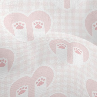 Love Plaid Cat Paw Lightweight Performance Linen