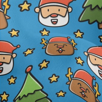 Comic Santa Elk Lightweight Performance Linen