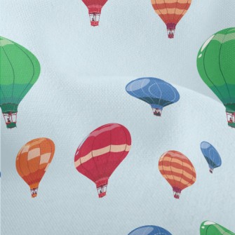 Soaring Hot Air Balloon Lightweight Performance Linen