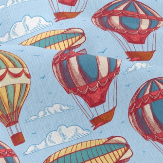 Hot Air Balloon And Flying Boa Modern Jersey