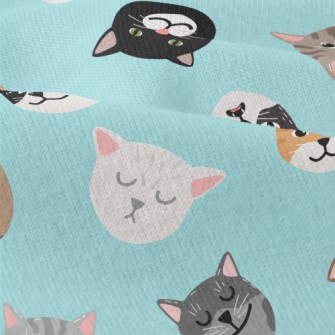 Big Face Cat Head Family Modern Jersey