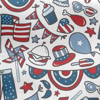 Playful American Colors Jersey Backed Fleece