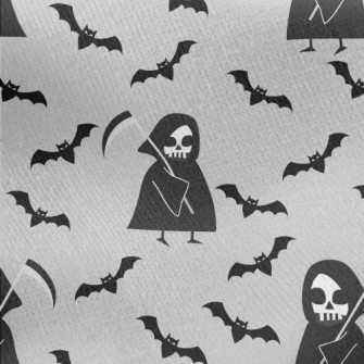 Scythe Death And Bat Jersey Backed Fleece
