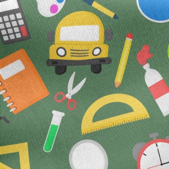 Happy Campus Life Jersey Backed Fleece