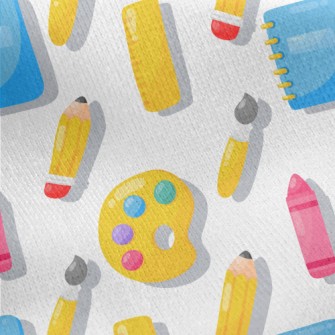 Little Painter Sketch Watercol Jersey Backed Fleece