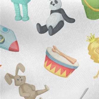 Cute Princess Swordsman Toy Jersey Backed Fleece