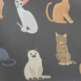 Noble And Elegant Russian Cat Pongee