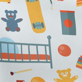 Carefully Decorated Baby Room Pongee