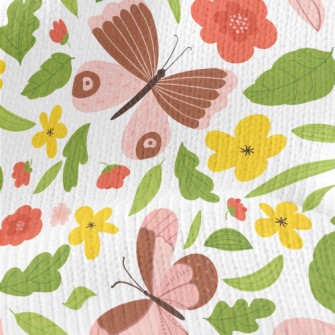Country Garden Butterfly Stretch Jersey