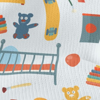 Carefully Decorated Baby Room Stretch Jersey