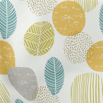 Geometric Splicing Leaves Lightweight Cotton Poplin