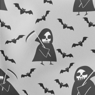 Scythe Death And Bat Lightweight Cotton Poplin