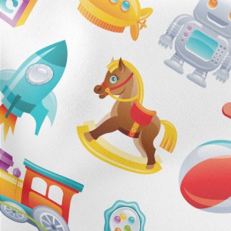 Trojan Robot Toy Lightweight Cotton Poplin