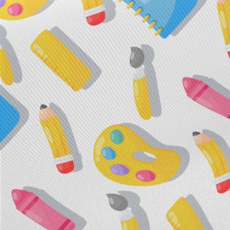 Little Painter Sketch Watercol Midweight Cotton Poplin