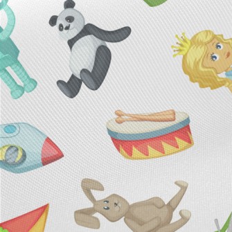 Cute Princess Swordsman Toy Midweight Cotton Poplin