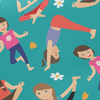 Elegant Posture Yoga Midweight Cotton Poplin
