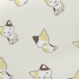 Well Behaved Mini Cat Midweight Cotton Poplin