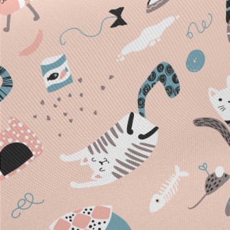 Everyday Lazy Cat Midweight Cotton Poplin