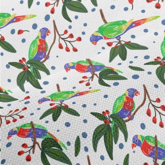 Cartoon Parrot Coloring Performance Linen