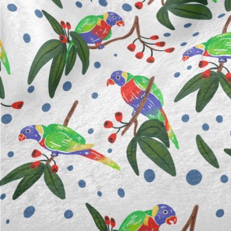 Cartoon Parrot Coloring Minky
