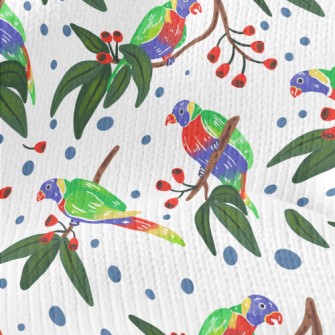 Cartoon Parrot Coloring Stretch Jersey