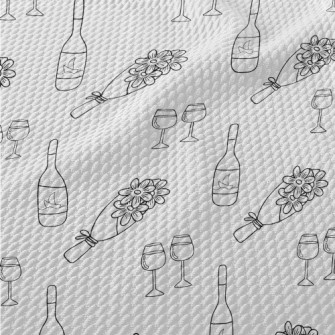 Simple Hand Drawn Dating Birdseye Piqué