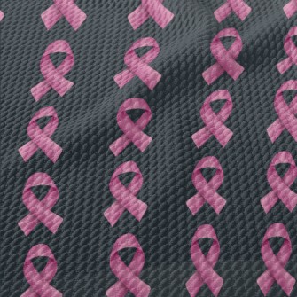 Pink Ribbon Birdseye Piqué