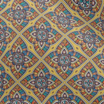 Retro Ethnic Pattern Chiffon