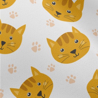 Cute Cat Head Chiffon