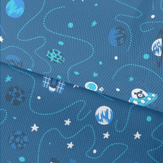 Cartoon Space Cruise Waterproof Oxford