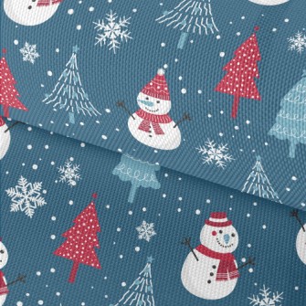 Winter Snowman And Christmas T Waterproof Oxford