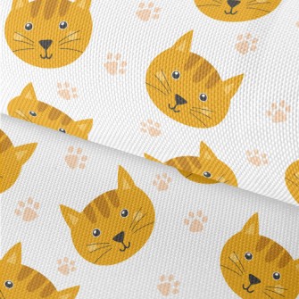 Cute Cat Head Waterproof Oxford