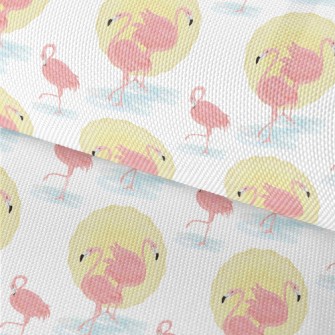 Flamingo And Sun Waterproof Oxford