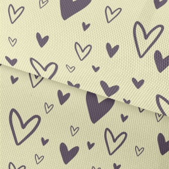 Simple Style Love Heart Waterproof Oxford