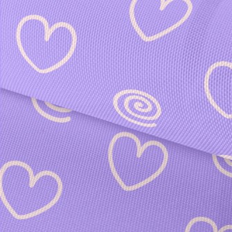Spiral And Love Graffiti Waterproof Oxford