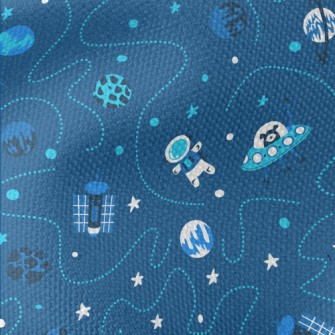 Cartoon Space Cruise Waterproof Canvas