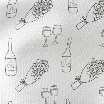 Simple Hand Drawn Dating Waterproof Canvas