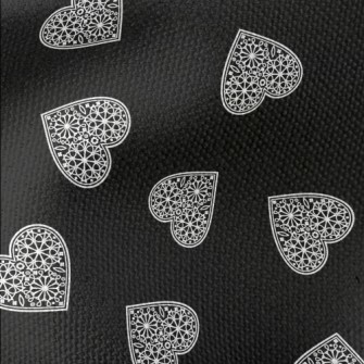 Lace Heart Pattern Waterproof Canvas