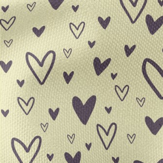 Simple Style Love Heart Waterproof Canvas